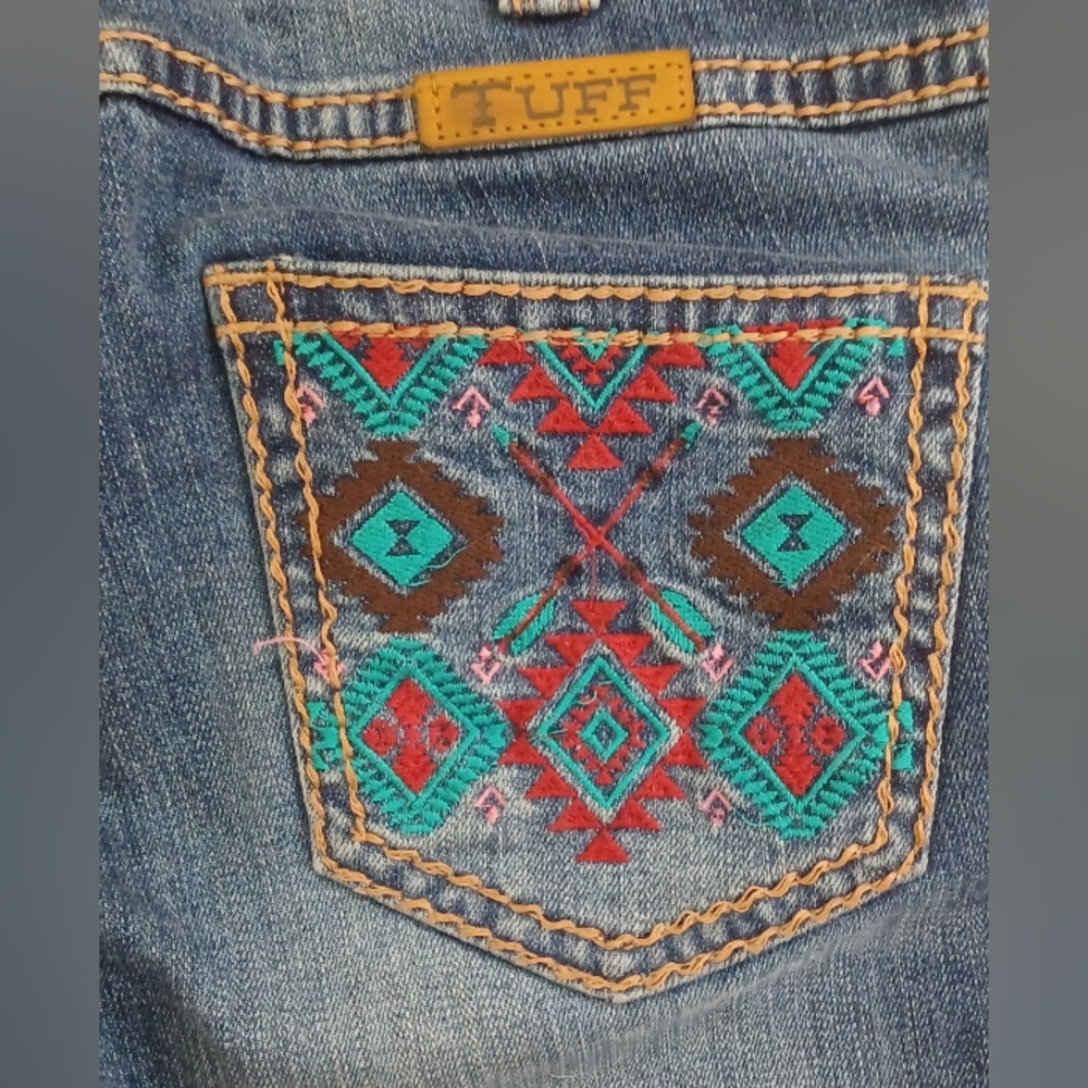 Cowgirl Tuff Leopard Pride Jeans 27×35